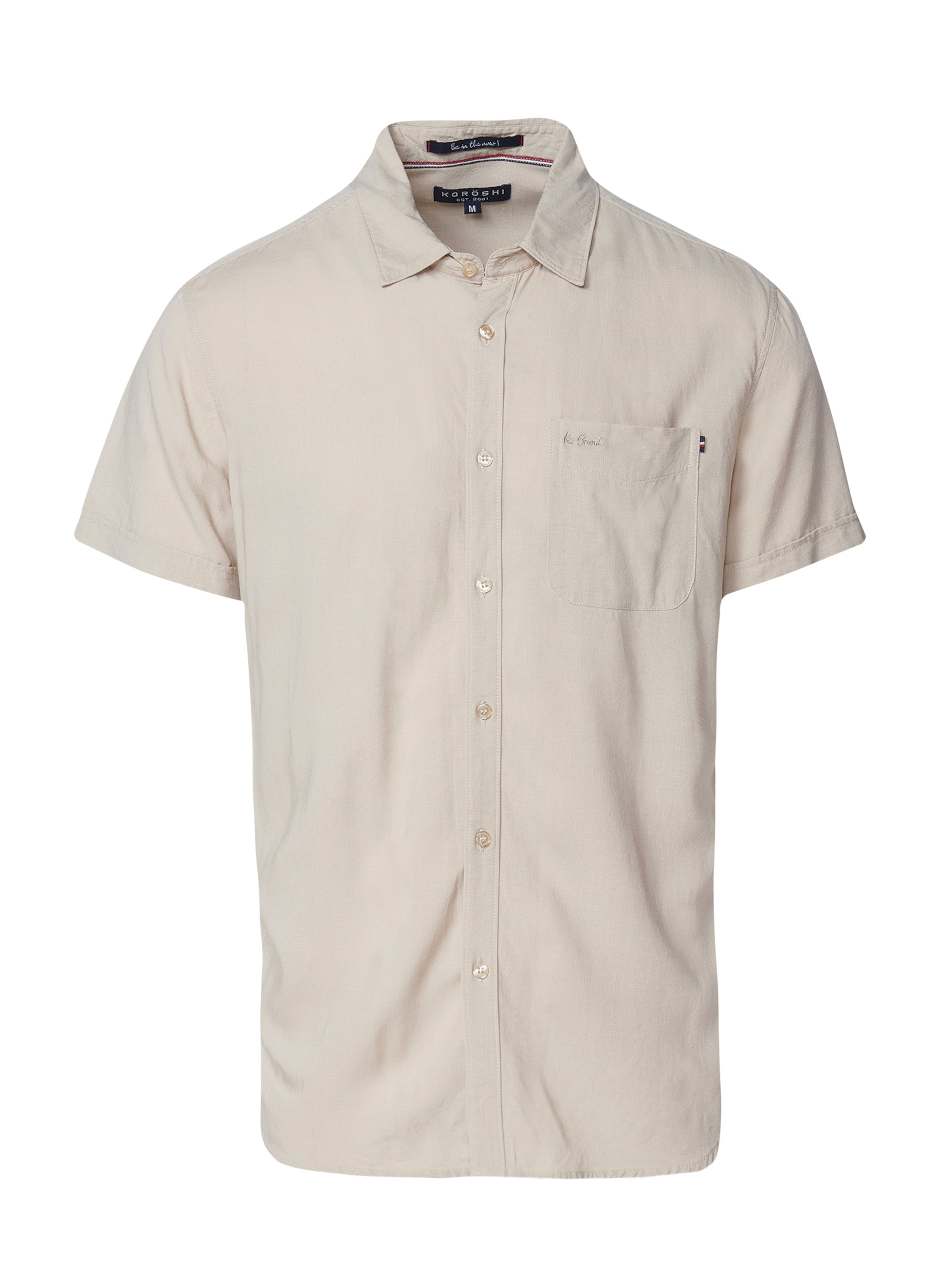 Coupe regular Chemise KOROSHI en gris : devant