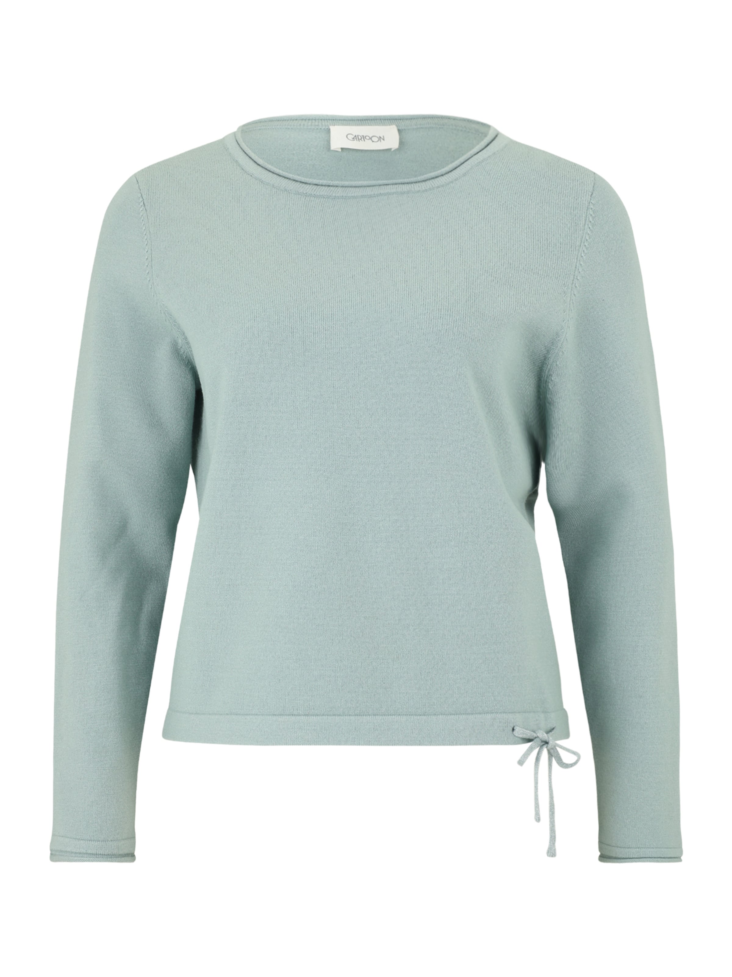 Pull-over Cartoon en vert : devant