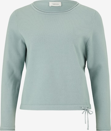 Pull-over Cartoon en vert : devant