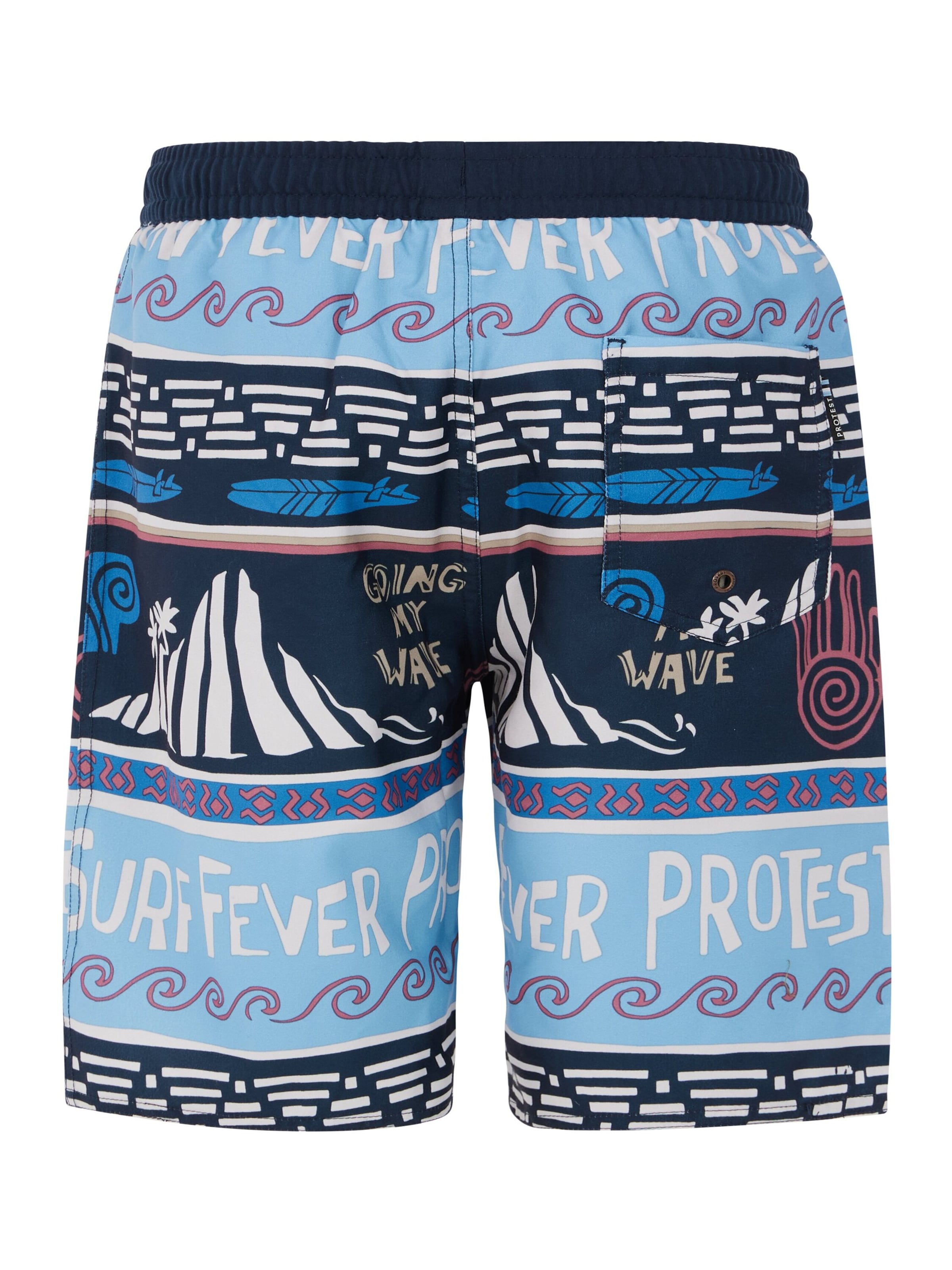 PROTEST Board Shorts 'PRTCINEMA JR' in Blue