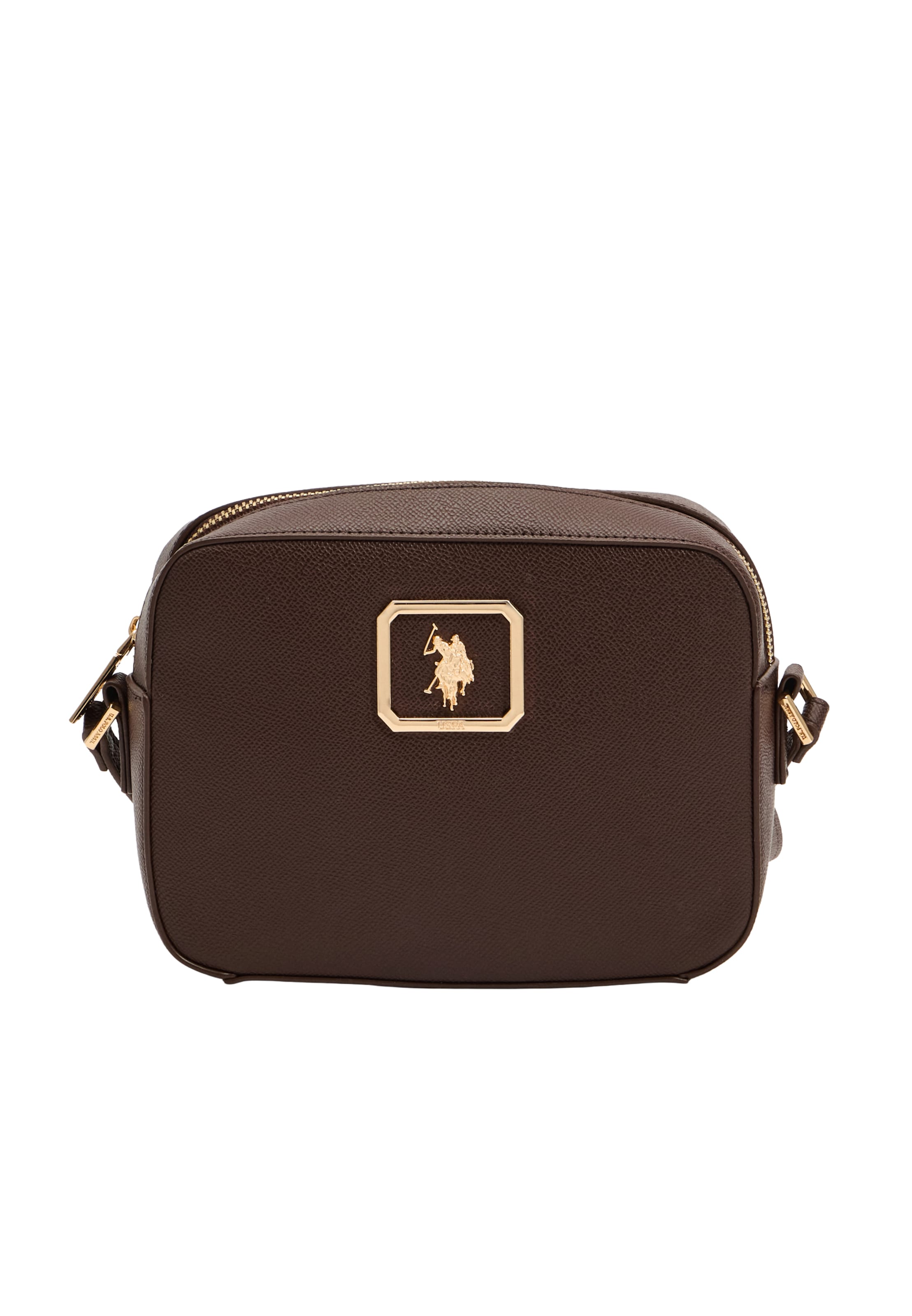 U.S. POLO ASSN. - Bolso de hombro en marrón: frente