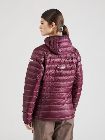 Giacca per outdoor 'Moonvista' di COLUMBIA in rosso: dietro