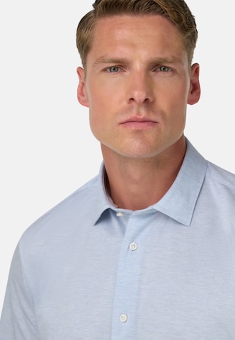 Coupe regular Chemise 'B Jersey' Boggi Milano en bleu