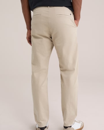 WE Fashion Slim fit Chino trousers in Beige