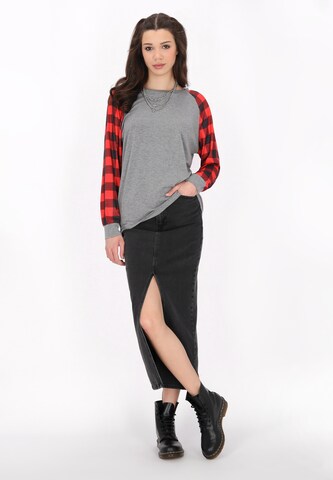 myMo ROCKS Shirt 'Rock' in Rood