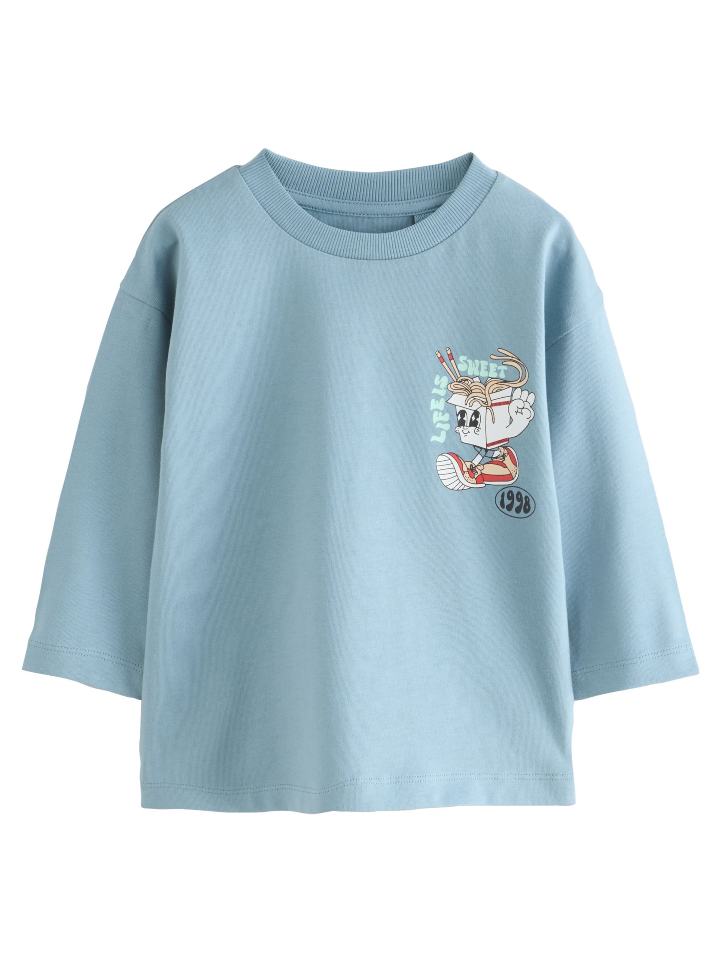 Next Μπλουζάκι σε μπλε: μπροστά