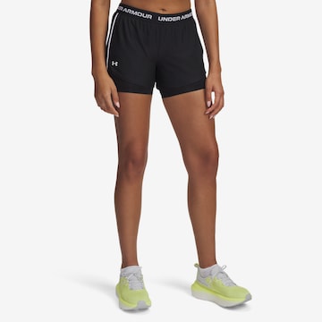 UNDER ARMOUR Regular Sporthose in Schwarz: Vorderseite