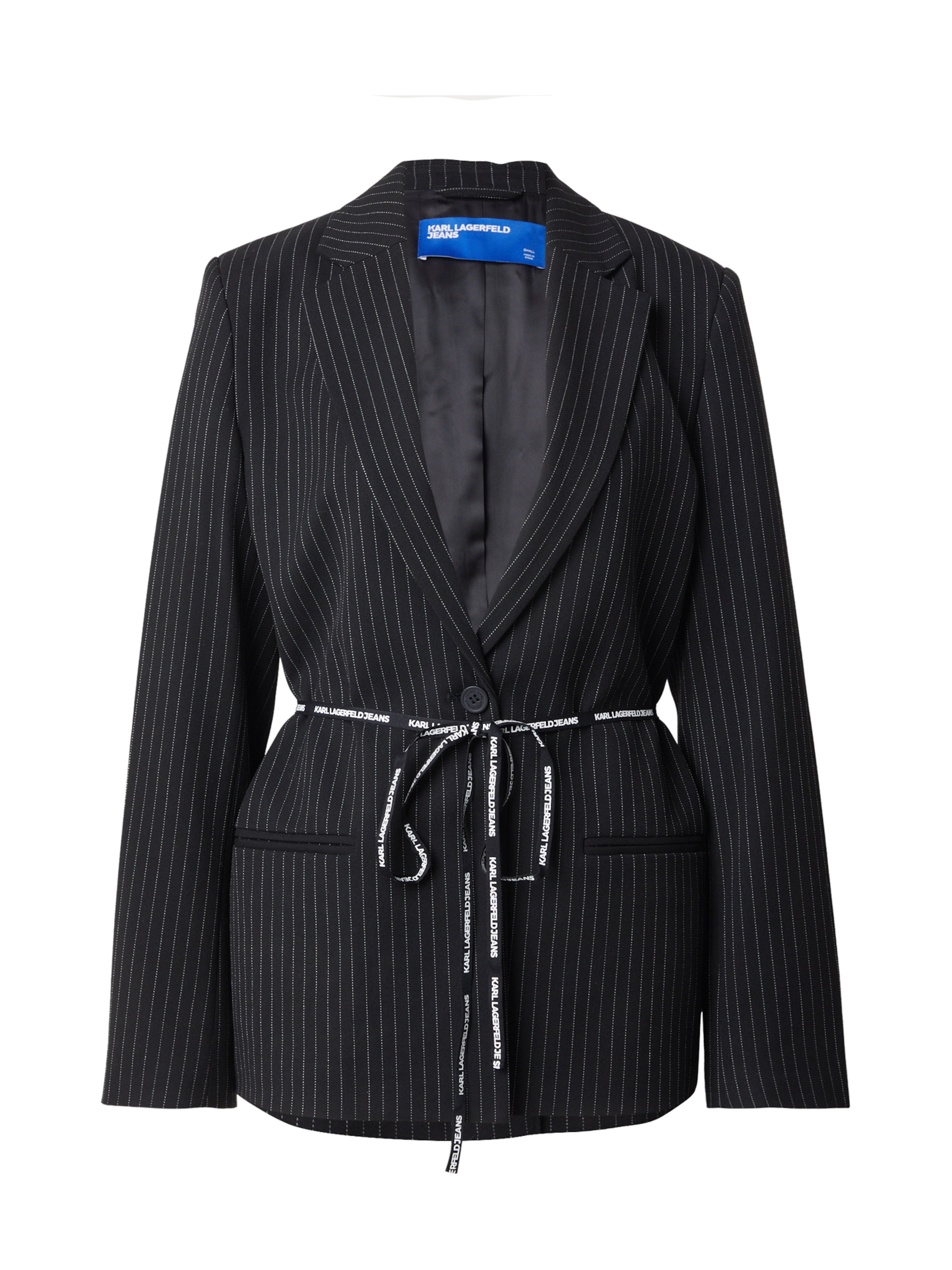 KARL LAGERFELD JEANS Blazer in Black: front