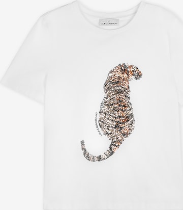 balta Lola Casademunt Marškinėliai: priekis