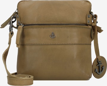 Harbour 2nd Umhängetasche 'Anchor Love' in Grün: Vorderseite