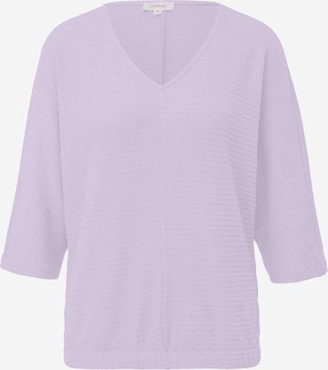 T-shirt s.Oliver en violet : devant
