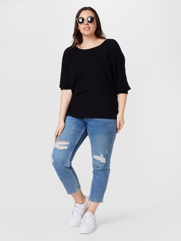 Pullover 'TUGALEX' di Vero Moda Curve in nero