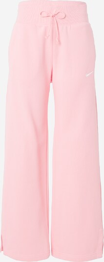 NIKE Bikses 'Phoenix Fleece', krāsa - gaiši rozā / balts, Preces skats