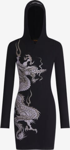 Ed HardyHaljina 'Rotes Drachen' - crna boja: prednji dio