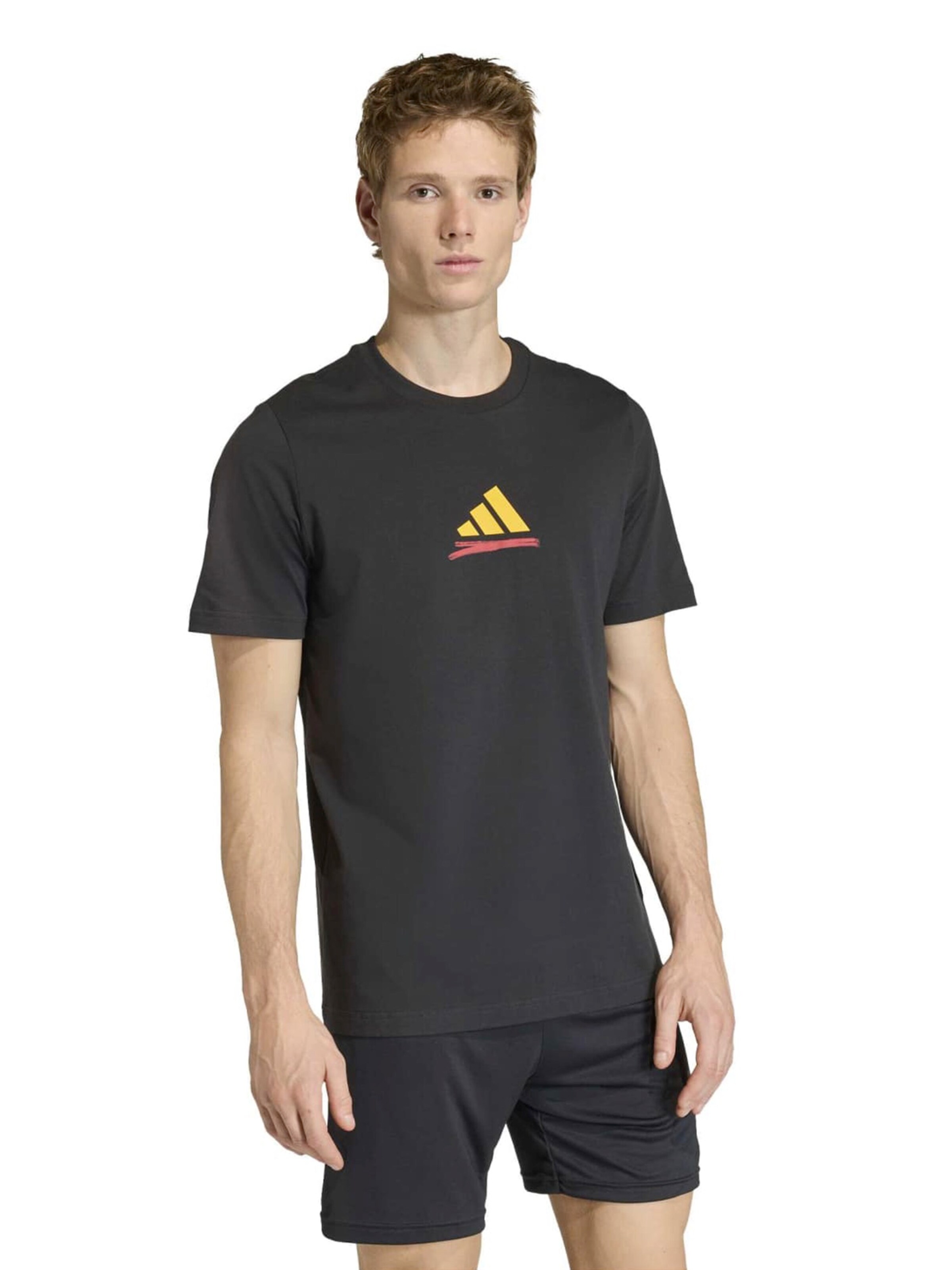 T-shirt fonctionnel 'GER TLSTR' ADIDAS PERFORMANCE en noir