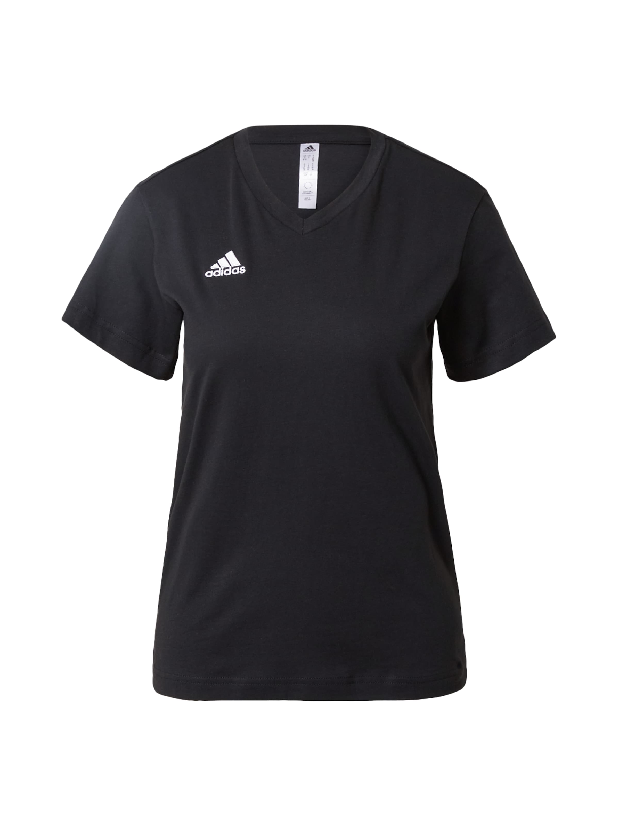 Tricou funcțional 'Entrada 22' de la ADIDAS PERFORMANCE pe negru: față