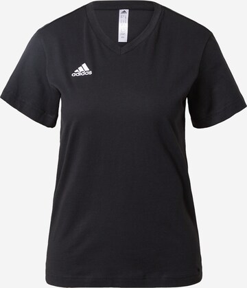 T-shirt fonctionnel 'Entrada 22' ADIDAS SPORTSWEAR en noir : devant