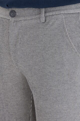 BLEND Regular Chino Pants 'AJO' in Grey