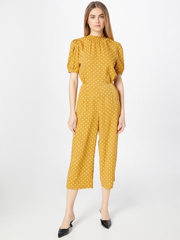 AX Paris Jumpsuit in Yellow: front