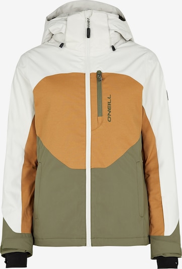 O'NEILL Outdoorjas in de kleur Beige / Groen / Zwart / Wit, Productweergave