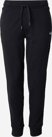 La Martina Tapered Trousers in Black: front