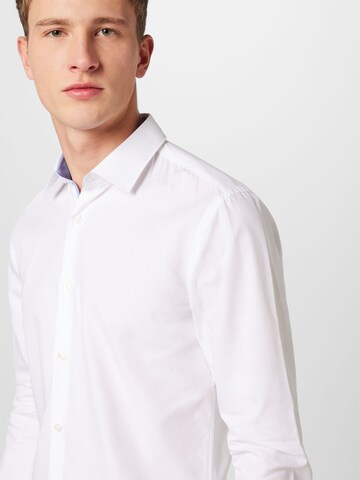 HUGO Red Slim fit Button Up Shirt 'Ekoy' in White