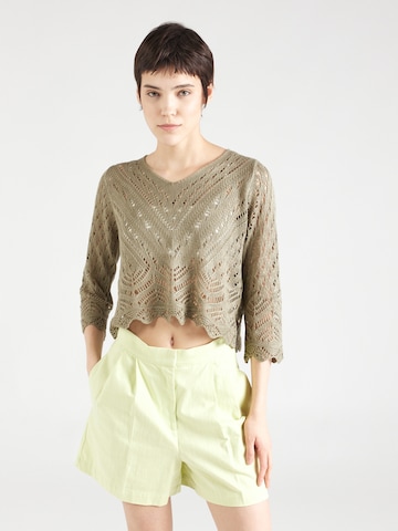 JDY Sweater ' NEW SUN' in Green: front