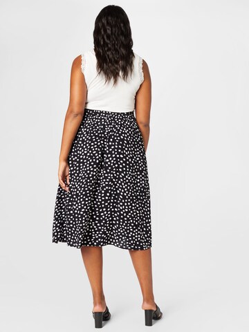 PIECES Curve Skirt 'Nya' in Black