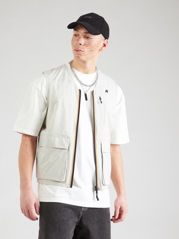 Gilet 'GORGES' K-Way en beige : devant