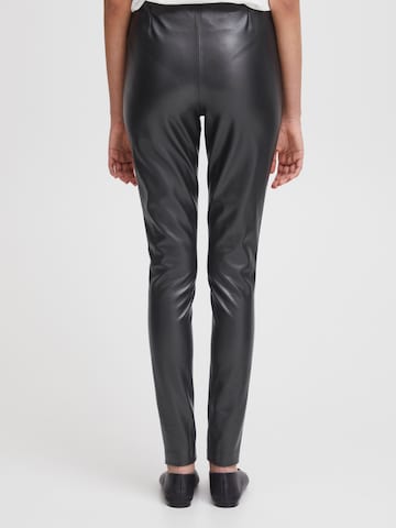 Regular Pantalon 'COMANO' ICHI en noir