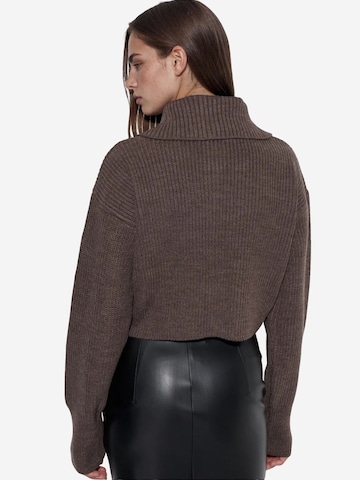 Viorna Knit cardigan 'Strickjacken' in Brown