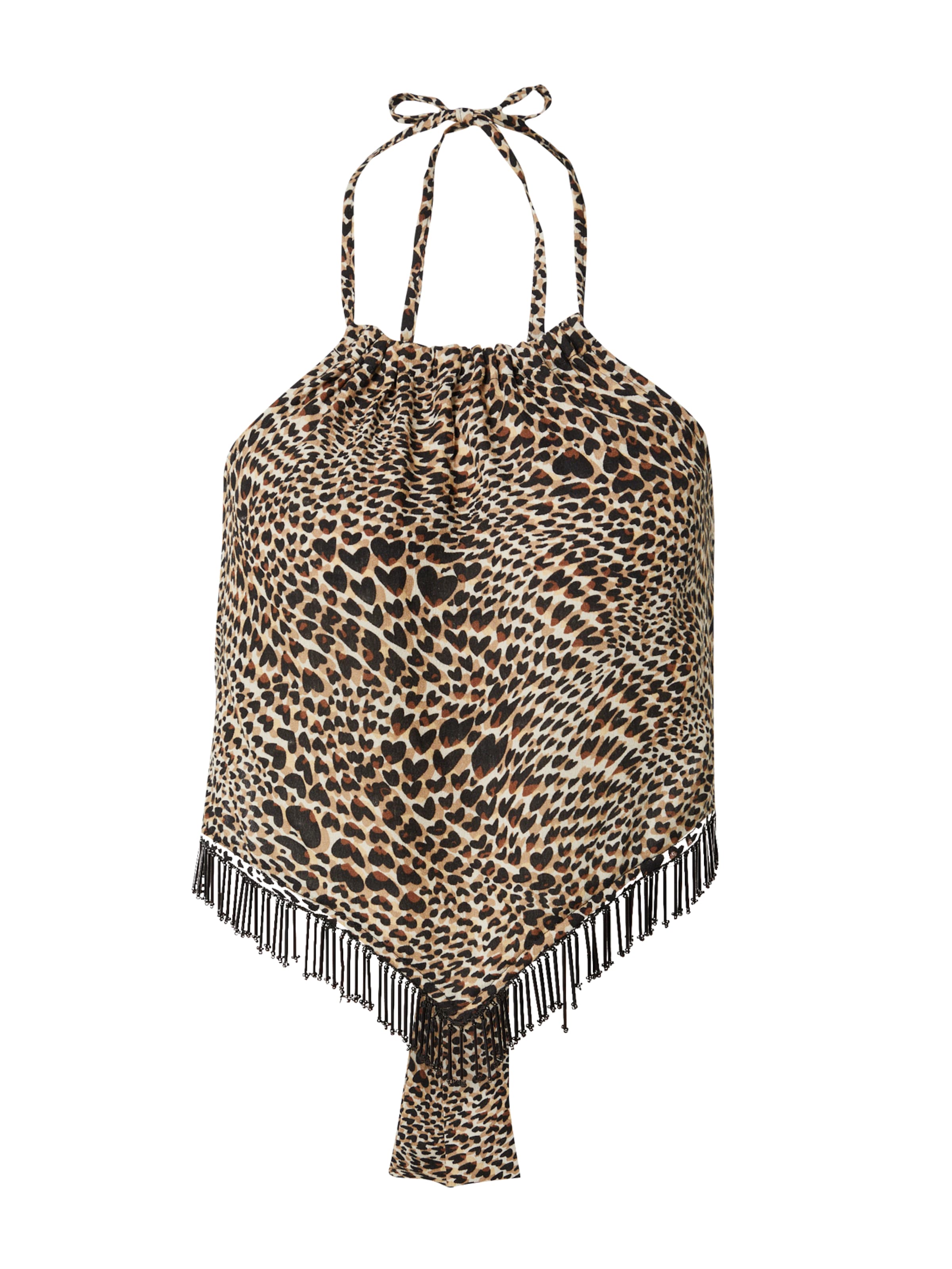 Nasty Gal Top - fekete: elől