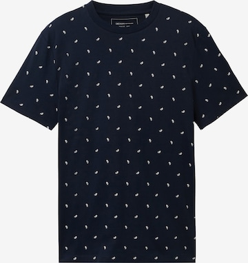 T-Shirt TOM TAILOR DENIM en bleu : devant