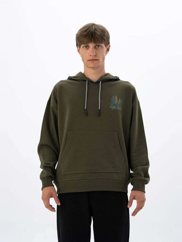 Sweat-shirt Arma en vert : devant