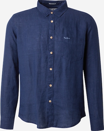 Pepe Jeans Regular Fit Paita 'KINGSMAN' värissä sininen: etupuoli