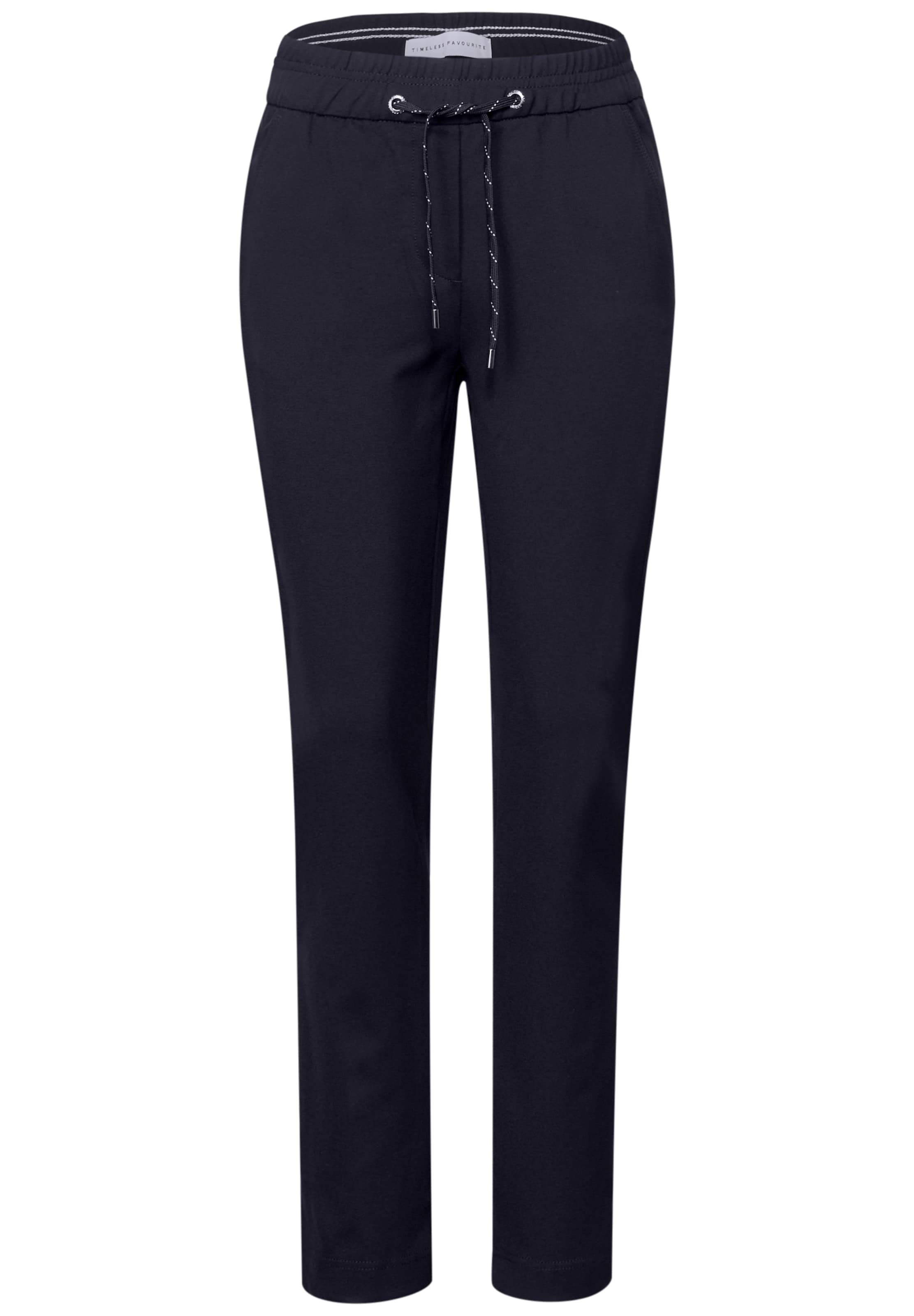 CECIL Slim fit Pants 'Tracey' in Blue: front