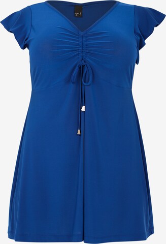 Yoek Tunic in Blue: front