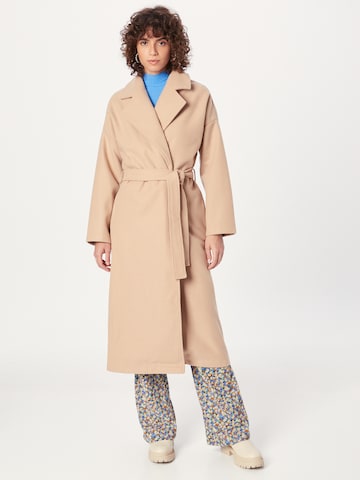 ABOUT YOU Between-Seasons Coat 'Giulia' in Brown: front