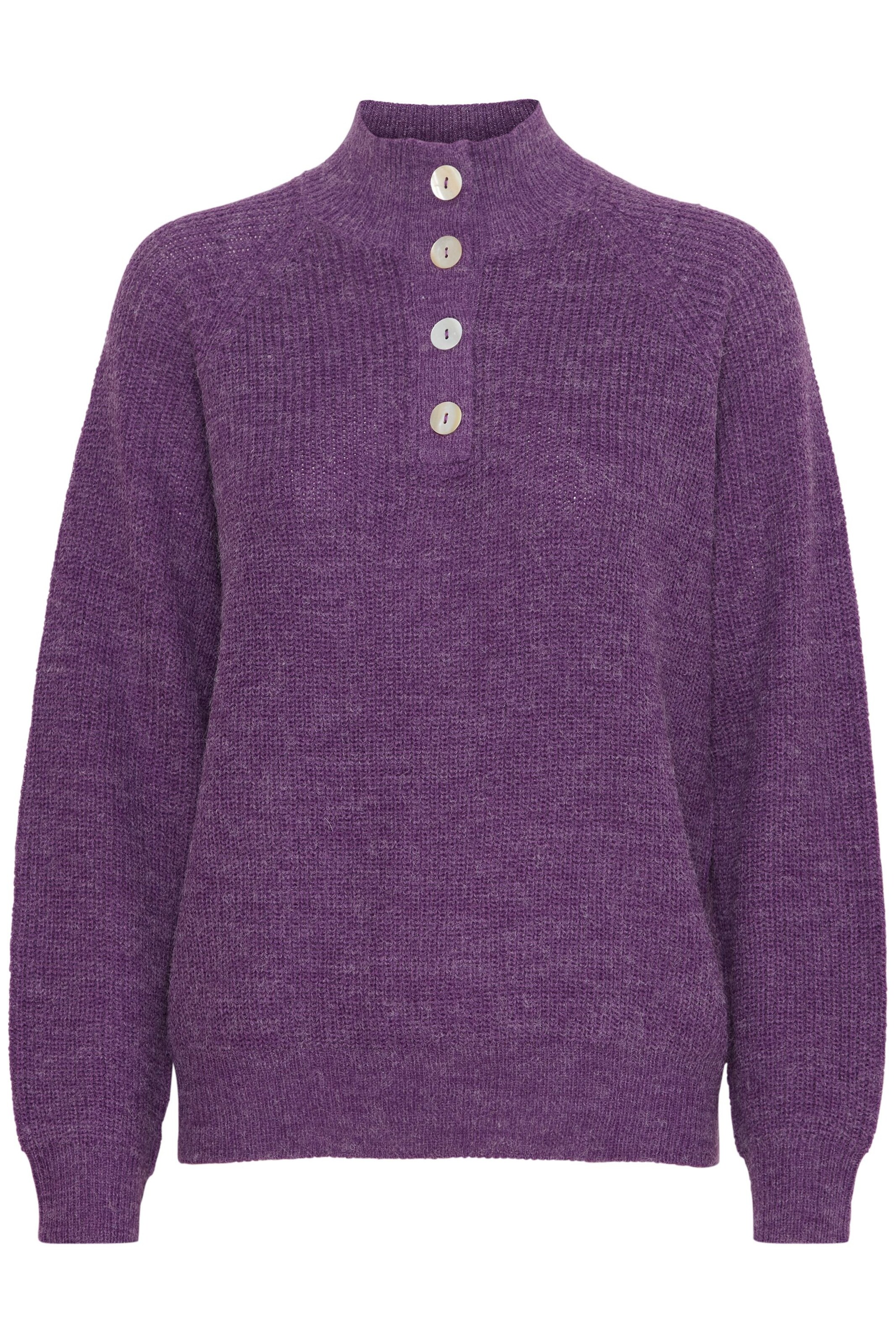 ICHI Pullover 'Novo' in Lila: Vorderseite