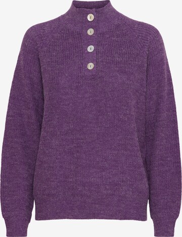 ICHI Sweater 'Novo' in Purple: front