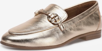 INUOVO Classic Flats in Gold: front