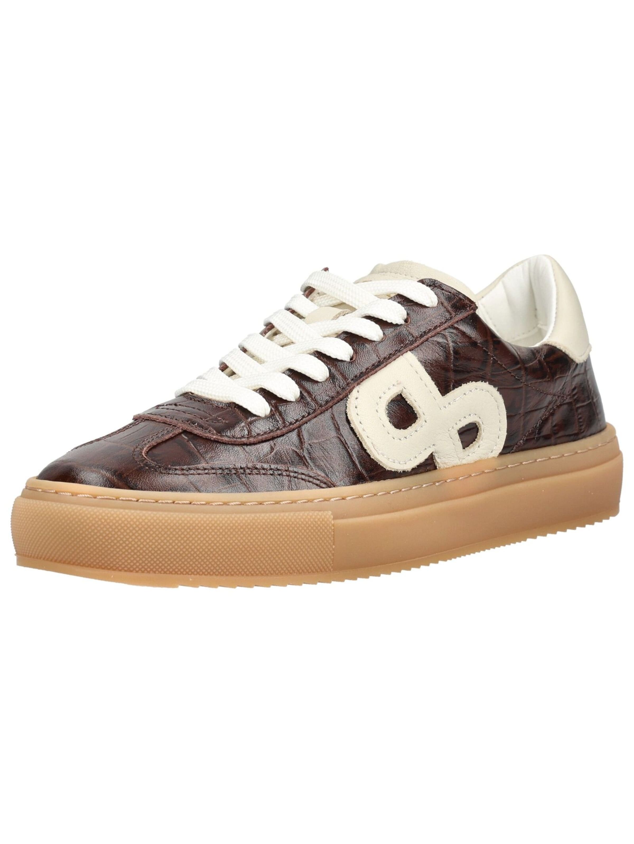 PAVEMENT Sneakers laag 'Kohia Croco' in Bruin: voorkant