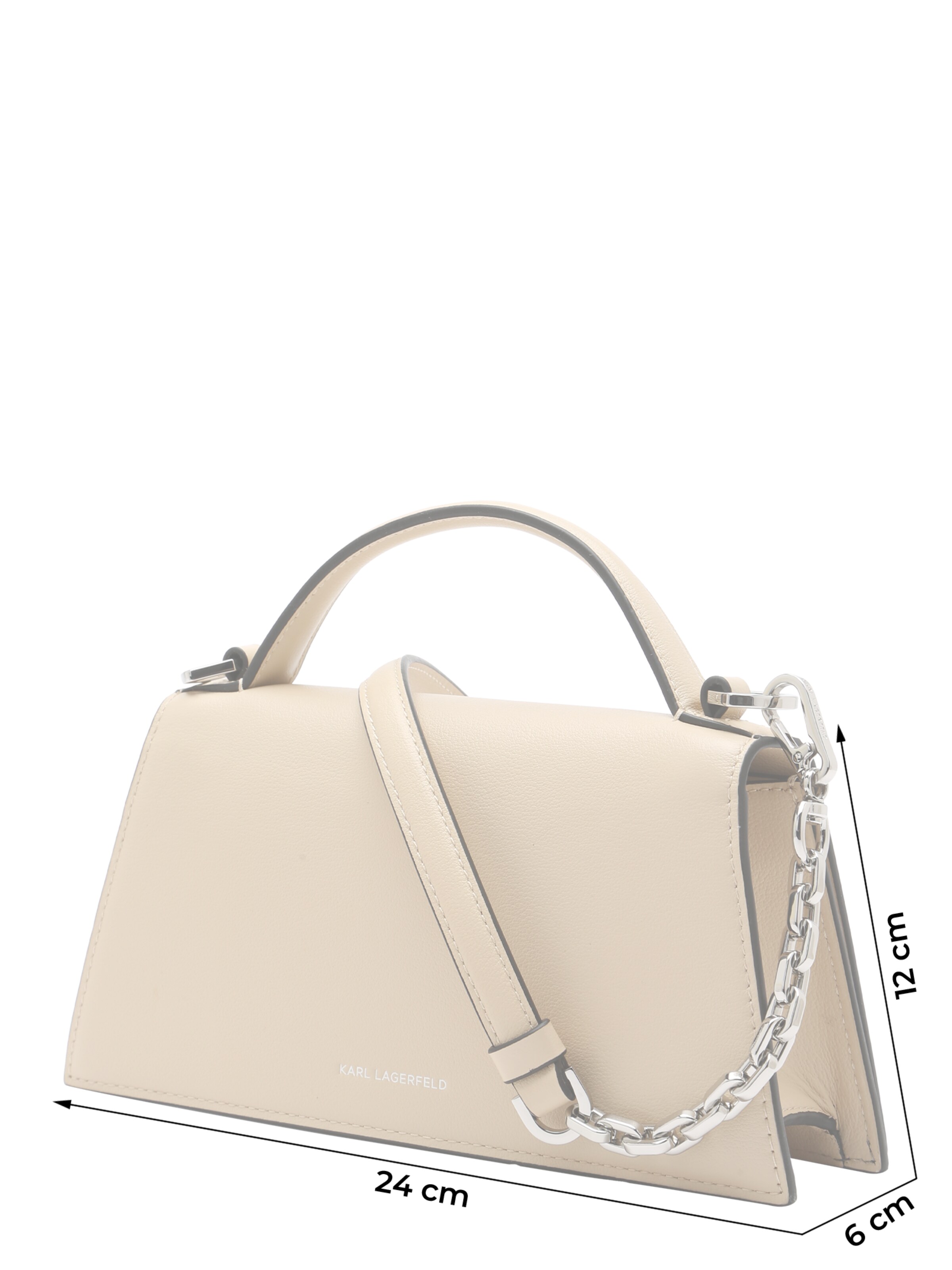 Karl Lagerfeld Torba na ramię w kolorze beżowy