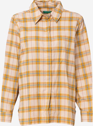 UNITED COLORS OF BENETTON Blouse in Yellow: front