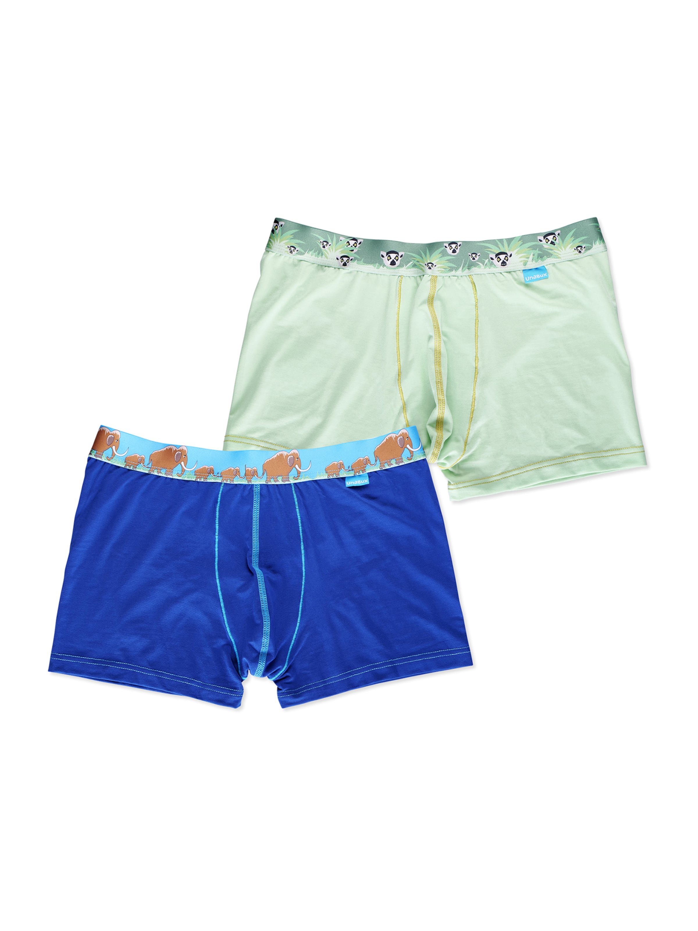 UNABUX Boxer shorts in Blue: front