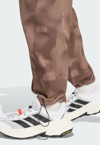 ruda ADIDAS TERREX Laisvas Laisvalaikio kelnės 'Xploric CLIMA365'