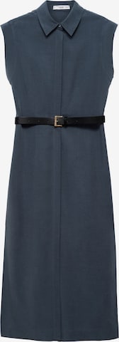 MANGO Dolga srajca 'Cami' | siva barva: sprednja stran