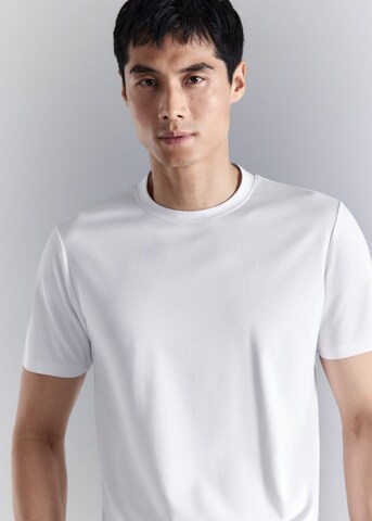 MANGO MAN Shirt 'Lazio' in White