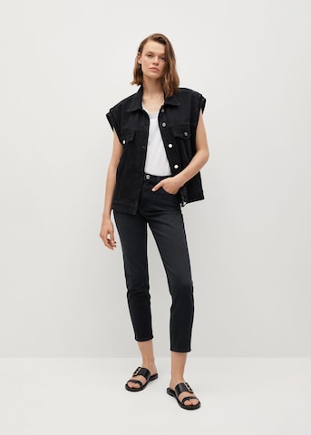 MANGO Regular Jeans in Zwart