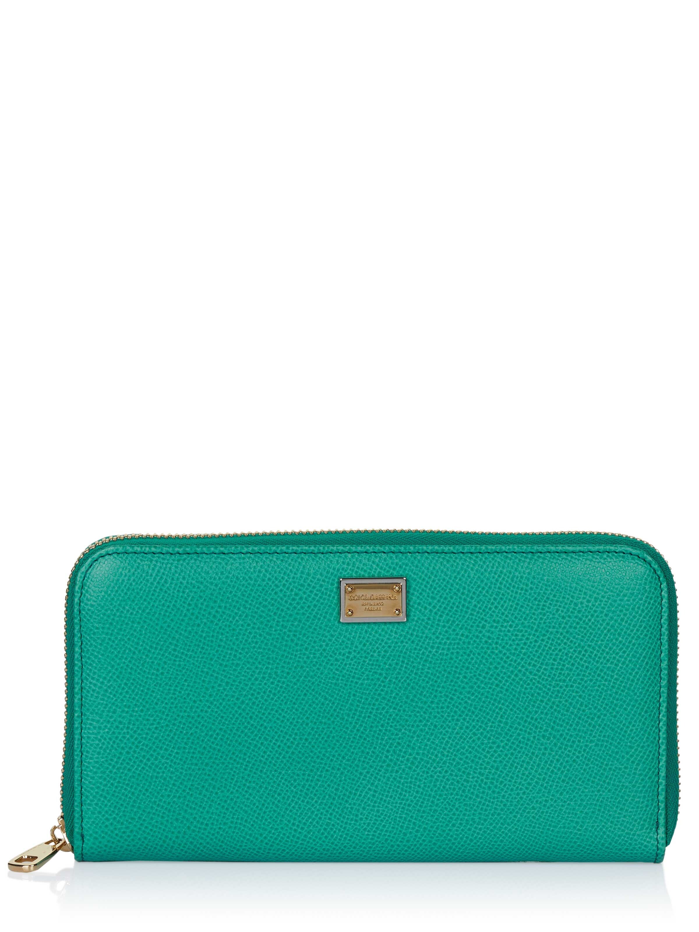 DOLCE & GABBANA Portemonnaie 'Dolce & Gabbana Portemonnaie'‌‌‌‌‌‌‌‌ in Blau: Vorderseite